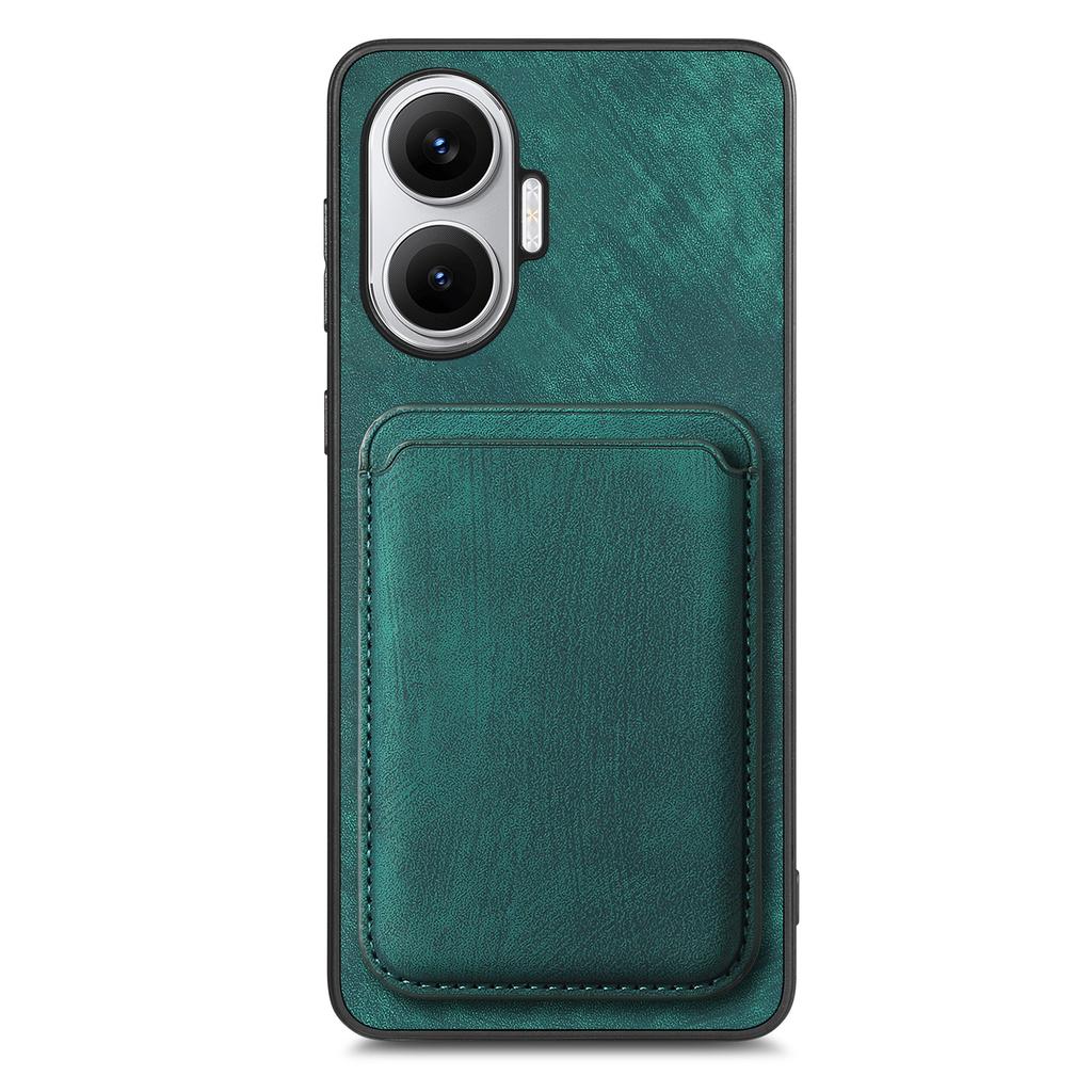 For Xiaomi Redmi Turbo 4 Pro 5G Magnetic Case Leather Back Cover with Detachable Card Holder