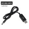 USB to DC5521 9V Step up Converters Cable for LED Bulb and Routers 5.5x2.1mm Male Plugs Power Supply USB Cable 100cm