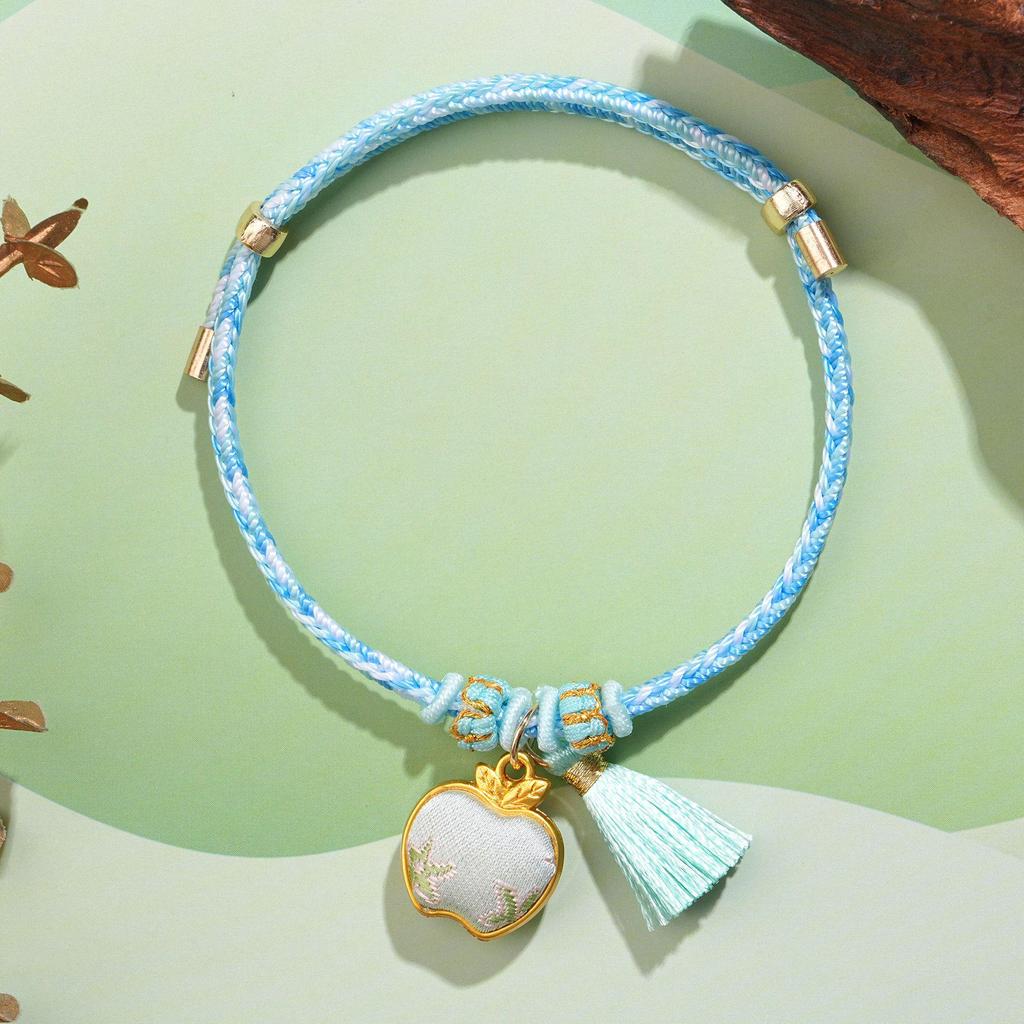 Dragon Boat Festival Ethnic Five-Colored Bracelet with Song Brocade Gourd Coin Purse & Zongzi-Inspired Hand Jewelry Gift.