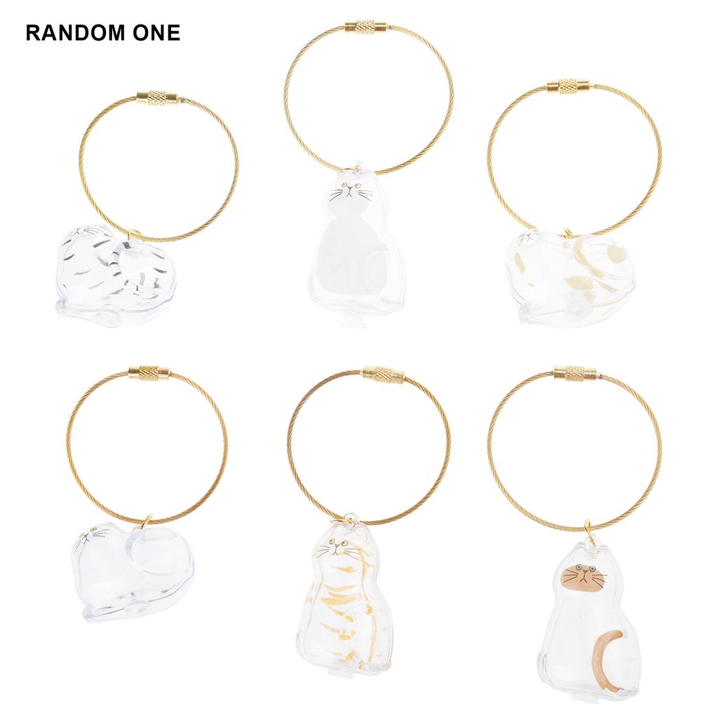 Acrylic Pet Hair Keepsakes Display Box With Rope Cats Furs Collectible Storage Container Keychain Pendant Home Decors