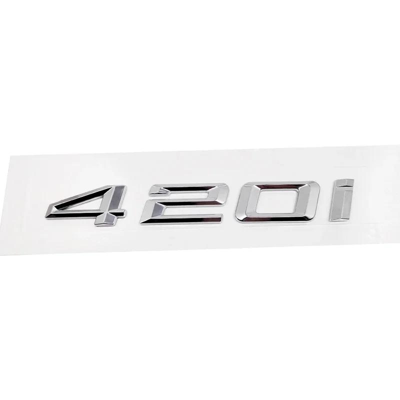 ABS Samochód Tylny Bagażnik Litery Logo Odznaka Emblemat Naklejka Dla BMW Seria 4 420i 425i 428i 430i 435i 440i 450i F30 F32 F33 F36 G26 G22