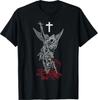 Camiseta Guerrero de Fe del Arcángel San Miguel Derrotando a Satanás