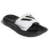 Adidas Alphabounce Slide Fashion Klettverschluss Gummisohle Rutschfeste Pantoletten Unisex Sandalen Schwarz Weiß FZ0388