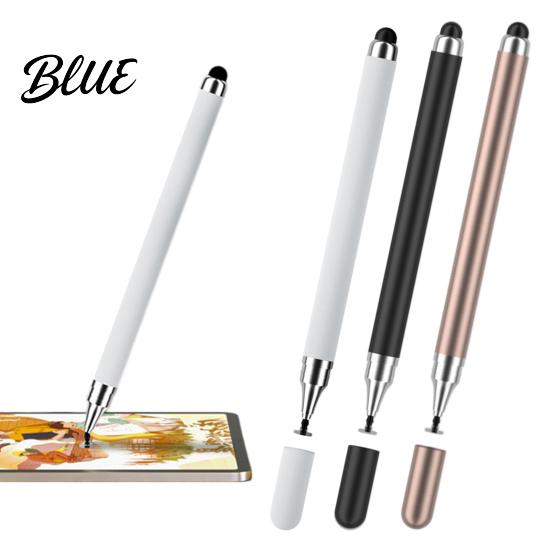 Stilo ad Alta Sensibilità Penna a Doppia Punta per Touchscreen Punta a Disco e in Silicone 2-in-1 Penna Touch Universale per Tablet Capacitivo Tavoli Telefoni