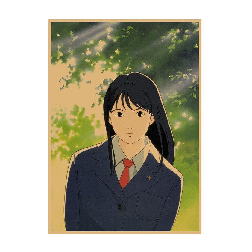 

Waves Sound Cartoon Anime Movie Poster - Retro Kraft Wall Art for Children s Dorm Room 42X29.7cm (A3 size)