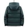 Neue Herren Winterjacke mit Stehkragen, winddicht, wattiert, Daunenjacke, warm, dick, Herrenparka, Winter, lässig, Herrenoberbekleidung