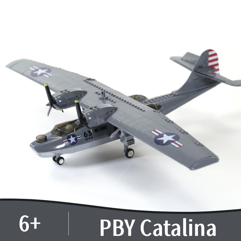 Large F15 J-20 Military Combat Aircraft Building Blocks Assembled Toys Boys Benefit Intelligence Children Gifts P-51 Fighter