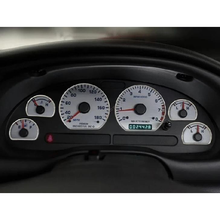 

Replacement Part Chrome Styling Dashboard Gauge Ring Dash Cluster Bezel for Ford Mustang 94-04