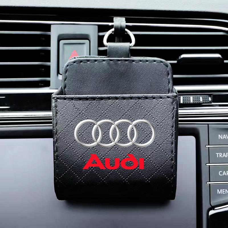 Car Air Outlet Storage Box Phone Glasses Organizer Car Goods For Audi S5 S6 S7 S4 S8 TT TTS A4 B8 A3 B6 A6 C7 C6 B7 Q5 Q7 C5 A5 B5 A7 A1 B9 Q3 A8L Q8