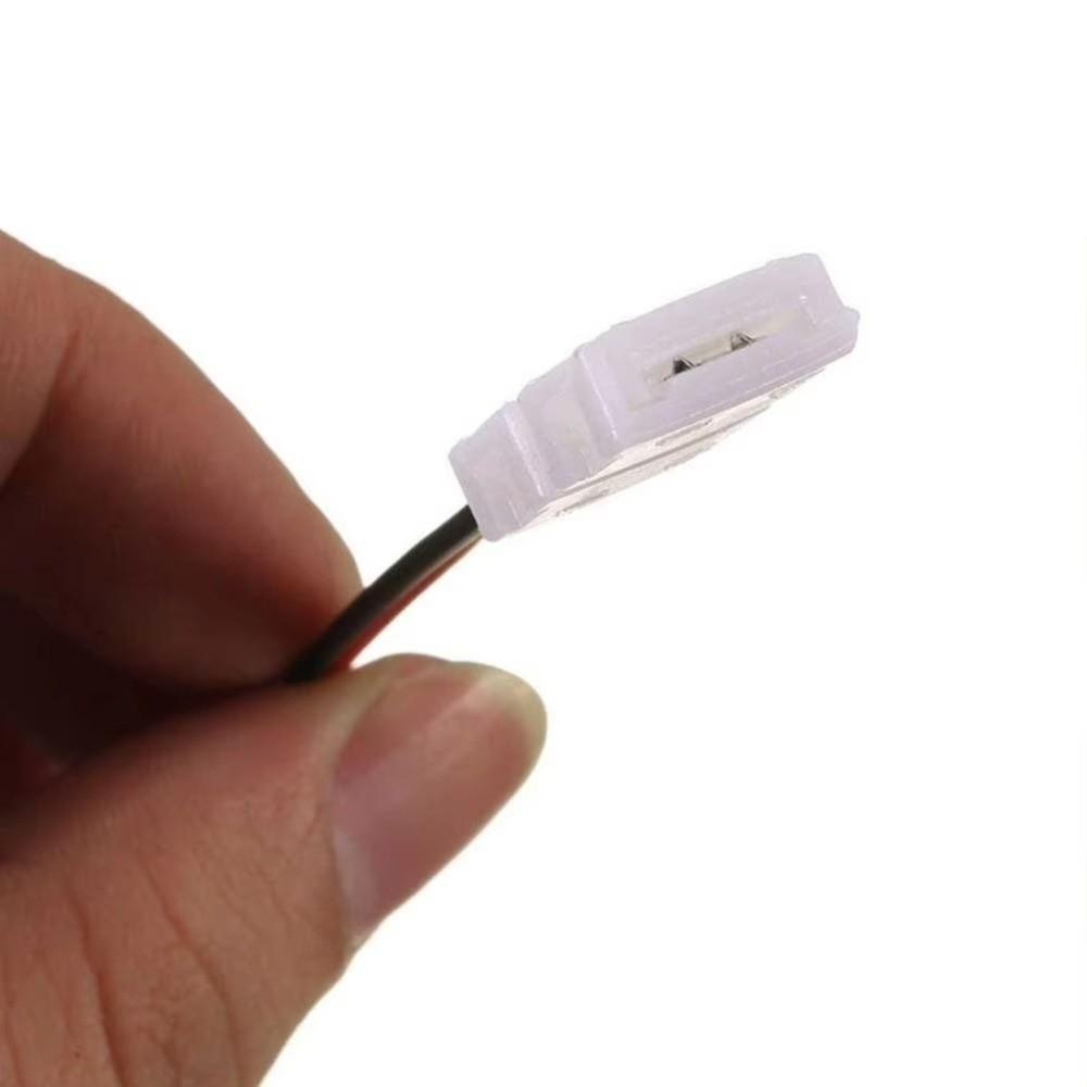 Lötfreier 2-Pin LED-Streifenverbinder 8mm 10mm Einzelkopf Lötloser LED-Streifenadapter Schnelle Verbindung Stromkabelverbinder