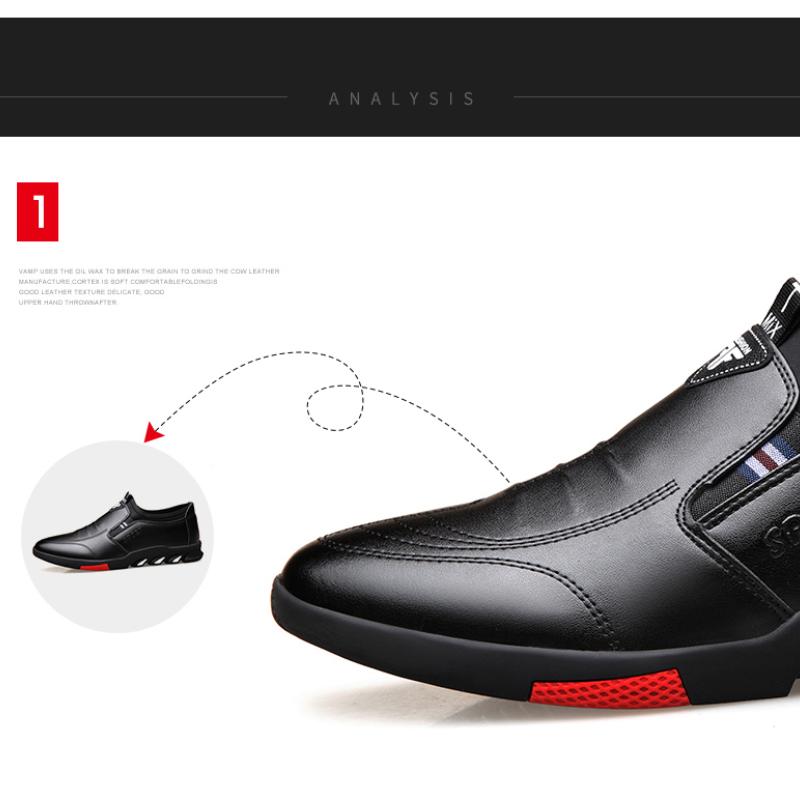 Buy Leather Shoes Men's Leather Spring 2022 New Men's Business Casual