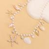 Multifuntional Shell Pendant Necklace Beaded Necklace Fashionable Clavicle Chain Necklace Perfect for Various Occasion