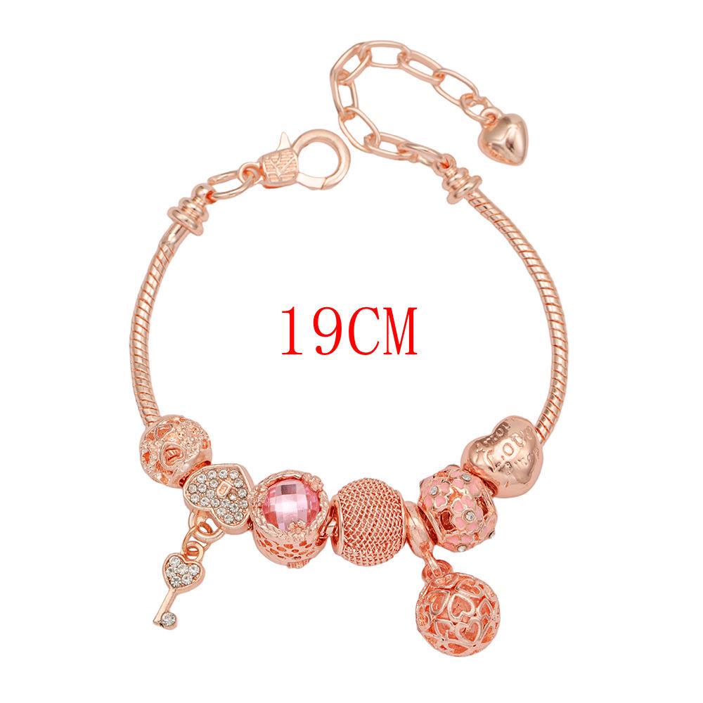 Roségold Love Lock Armband: Stilvolles Accessoire für Mädchen und Freundinnen