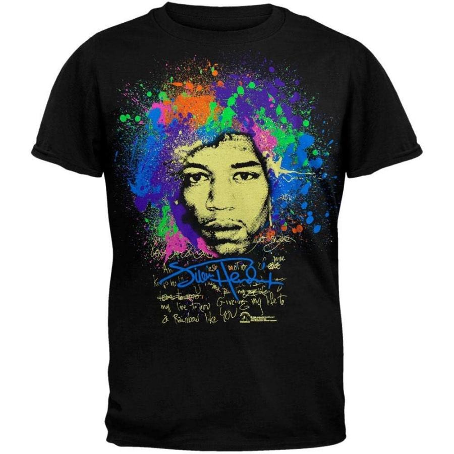 

Jimi Hendrix - Rainbow Black T-Shirt XXXXXL різнокольоровий