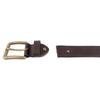 Ceinture - LEONARDO VERRELLI - Modèle 90 cm - Cuir véritable - Marron - Boucle ardillon