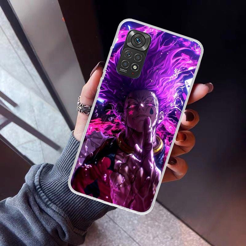 Huner X-Hunters Hisoka Phone Case For Xiaomi Redmi Note 10 11 12 13 14 15 Pro Plus 11S 12S 14S 11T 11E 10S Soft TPU Back Cover R