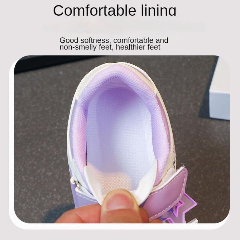 Girls' Sports Shoes Spring and Autumn New Fashion White Shoes Versatile Casual Shoes