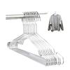 Large 50cm Wide Stainless Steel Hangers for Laundry, XL, XXL, and 3XL Coats, Indoor Drying, Large Pants, and Large Clothing (Set of 20)