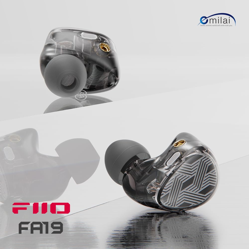 Fiio FA19 vom autorisierten japanischen Anbieter Kabelgebundene Kopfhörer Kopfhörer FIO-IEM-FA19-B [Versand Einzelhändler/Seriennummer enthalten]