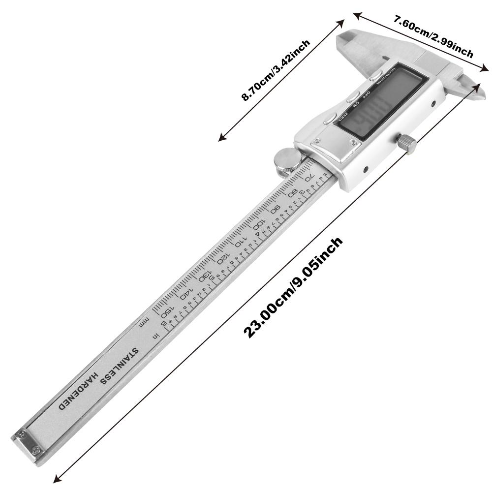 6/150mm LCD Digitaler Messschieber Elektronisches Nonius-Mikrometer 6/150mm LCD Digitaler Messschieber Elektronisches Nonius-Mikrometer