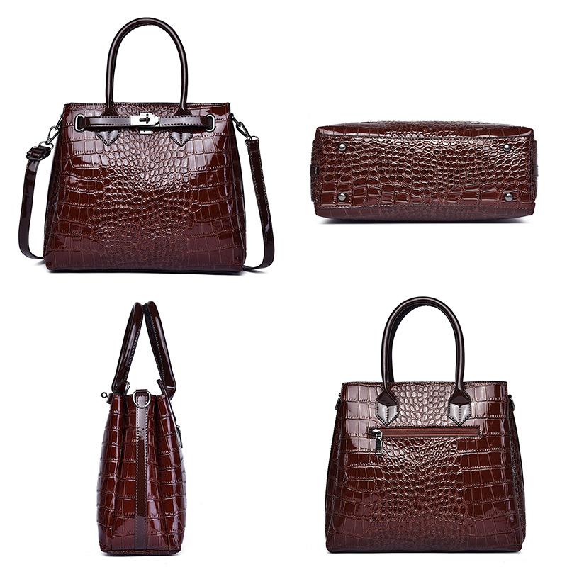 Bag Women's Bag New Crossbody Bag Women's Shoulder Bag Crocodile Pattern Atmospheric Women's Handbag Women's