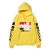 Tokyo Revengers Anime Pullover Hoodie, Takemichi Group Character Print Long Sleeve Sweatshirt Unisex Street Hoodie with Japanese Sleeve Letter
