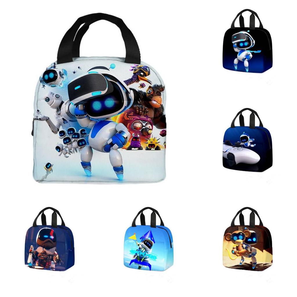 3d Universe Robot Astro Bot Handbag Insulated Bag Cooler Capacity Bags Lunch