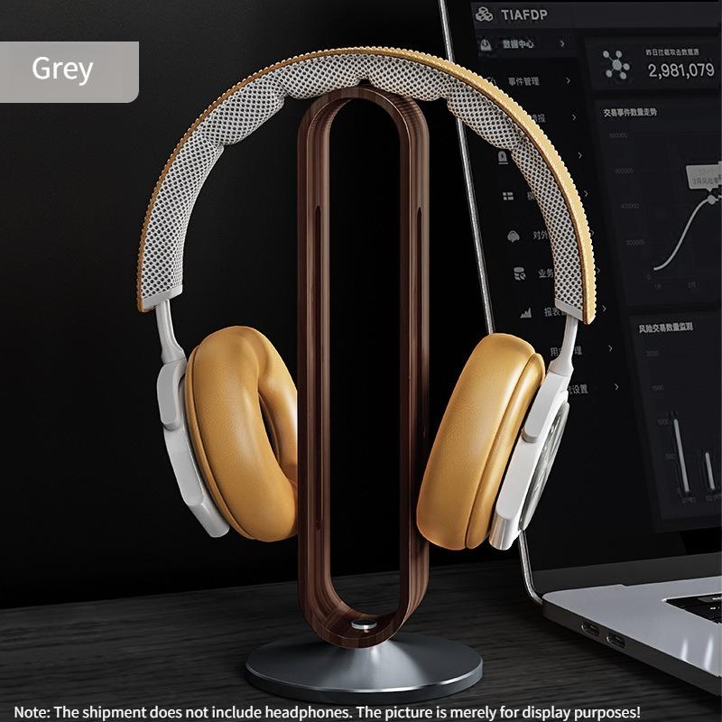 

Aluminum Alloy Head-mounted Earphone Stand, Universal Wireless Bluetooth Headset Storage Rack, Desktop Anti-slip Silicone Base