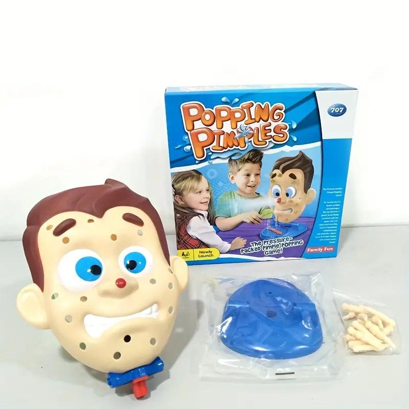 1 Set Popping Pimple Water Spray Toy Interesting Parent-Child Board Game Face Squeeze Acne Anti-stress Novelty Toys Children