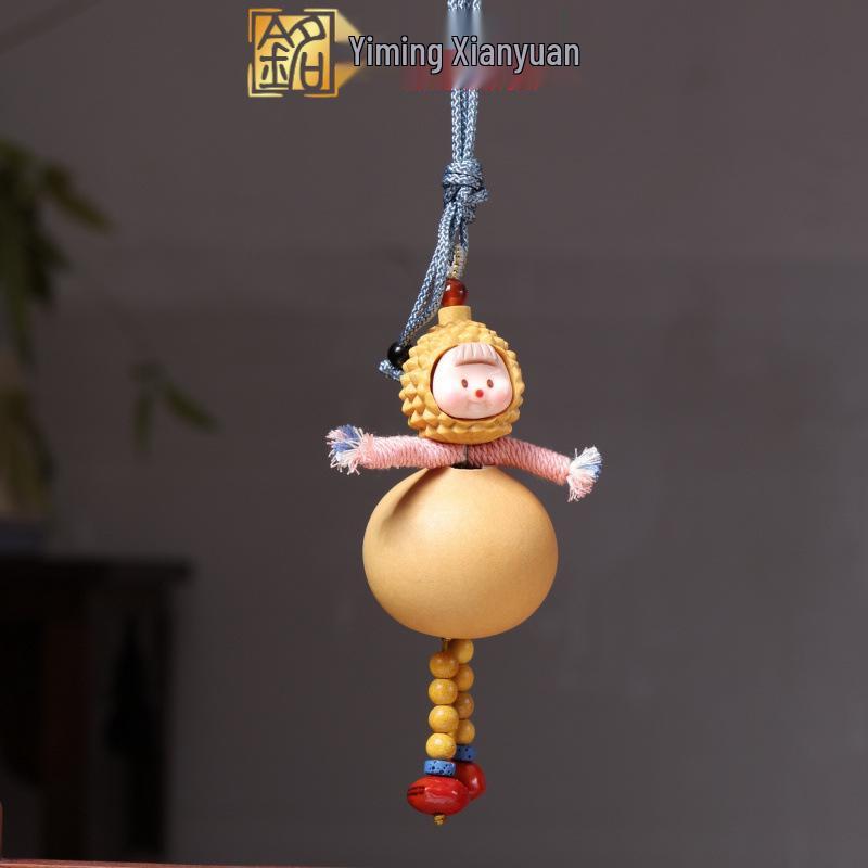 Sandalwood Pumpkin Cartoon Pendant Phone Charm