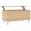 VidaXL Coffee Table Sonoma Oak 90x44.5x45 Cm Engineered Wood 830975