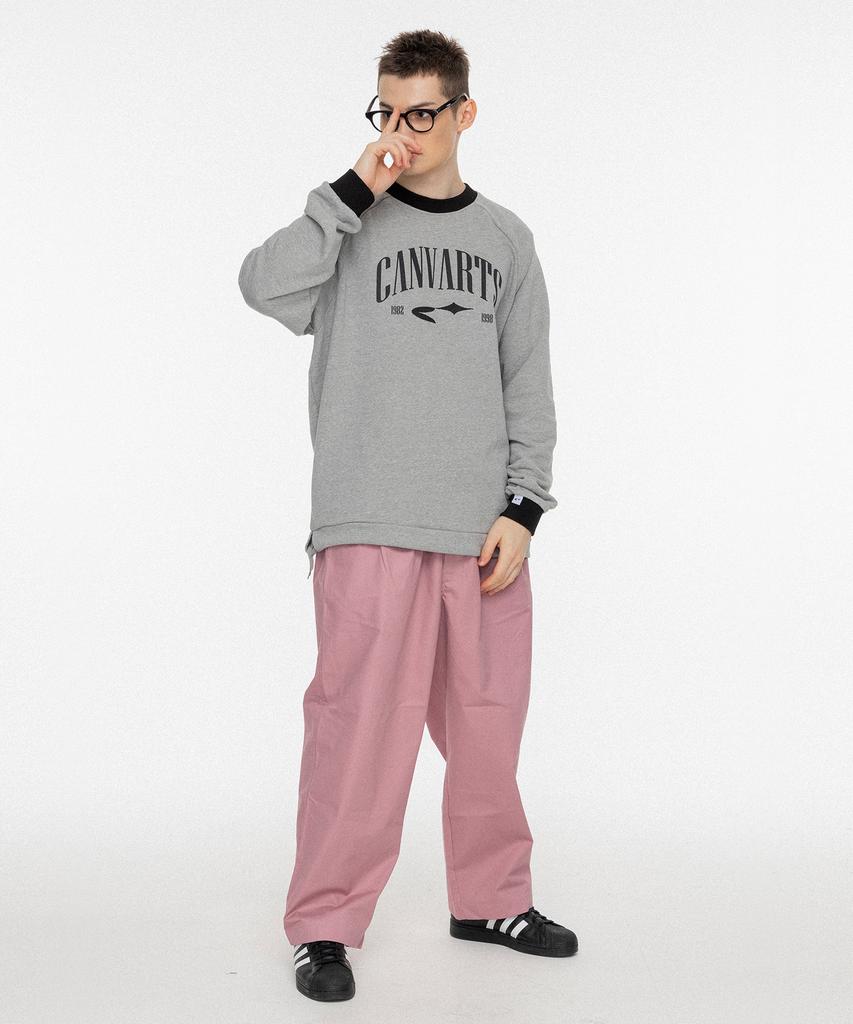 CANVARTS Glitter Wide Elastic Pants (Indie Pink)