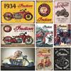 Metallblechschilder Indian Motorcycles Scout Gegr. 1901 Dekoration Eisen Farbe G Metall Dekorative Wandkunst Vintage Schilder Garage Club Bar