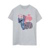Lilo & Stitch Womens/Ladies Love Hearts Boyfriend T-Shirt