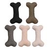 Giocattolo per Cani a Forma di Osso Morbido Riempito di Cotone Resistente al Morso con Suono Integrato Giocattolo Elastico da Masticare per Cani