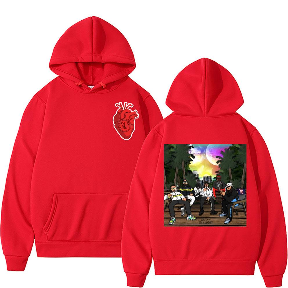 France Rapper Le Monde Chico Album PNL Print Hoodie Unisex Hip Hop Qlf Sweatshirt Unisex Women Vintage Hoodies Brand Unisex's Pullover