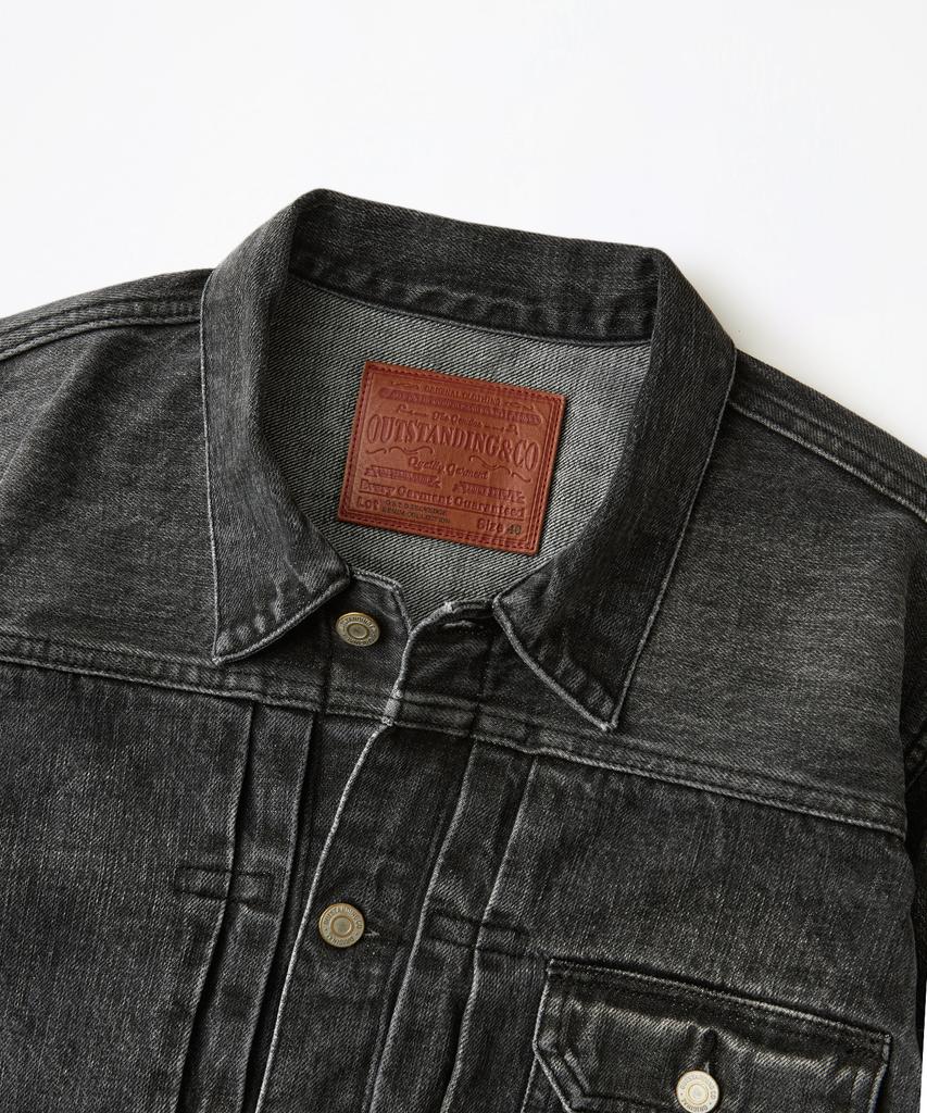 Outstanding Selvedge Denim 1St Jacket_Washed Black