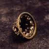 Solid Copper Gothic Skull Figurine Detailed Craftsmanship Halloween Party Centerpiece Decoration Desk Accessory