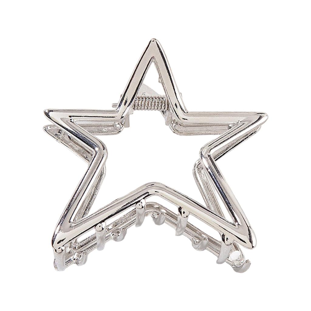 Elegant Hollow Star Hair Clip For Women Practical Metal Hairpins Fashion Hair Accessories For Daily Use And Gift