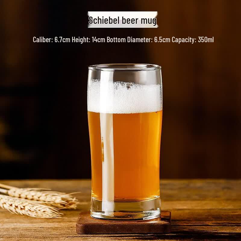 Large High-Foot Craft Beer Pint Glass