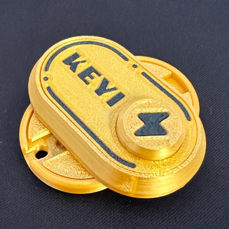 

Keyi Rotating Magnetic Push Card Plate Dense Paragraph Multiple Track Mechanical Slider Edc Sensory Anti Stress Relief Toy Adult