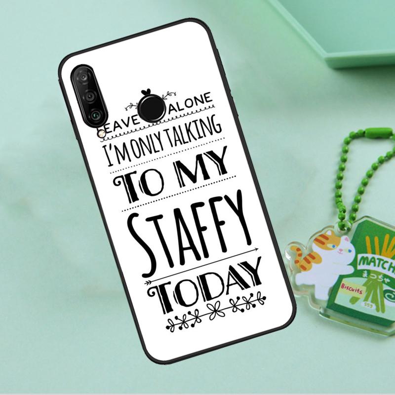 Staffy Staffordshire Bull Terrier For Huawei Nova 10 9 SE 5T 12s 12i 11i Y91 Y90 Y60 Y70 Y72 Y61 P20 P40 P30 Lite P60 Pro Case