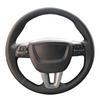 Gzcr6 Customized DIY Car Steering Wheel Cover For Seat Leon Alhambra Toledo 2011 2010 2012 Leather Braid For Steering Wheel