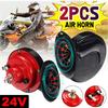 2pcs 300DB Air Snail Car Horn 12V/24V Truck Lorry SUV RV Train Truck Boat Loud Camper Universal