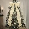 71 Inch Christmas Red Velvet Large Bow Tree Bow Topper Xmas Decoration Holiday Decor