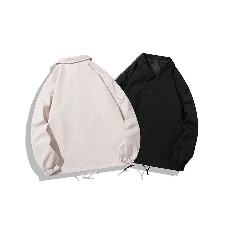American Style Top Coach Jacket - Spring/Autumn Trendy Men's Lapel Casual Jacket