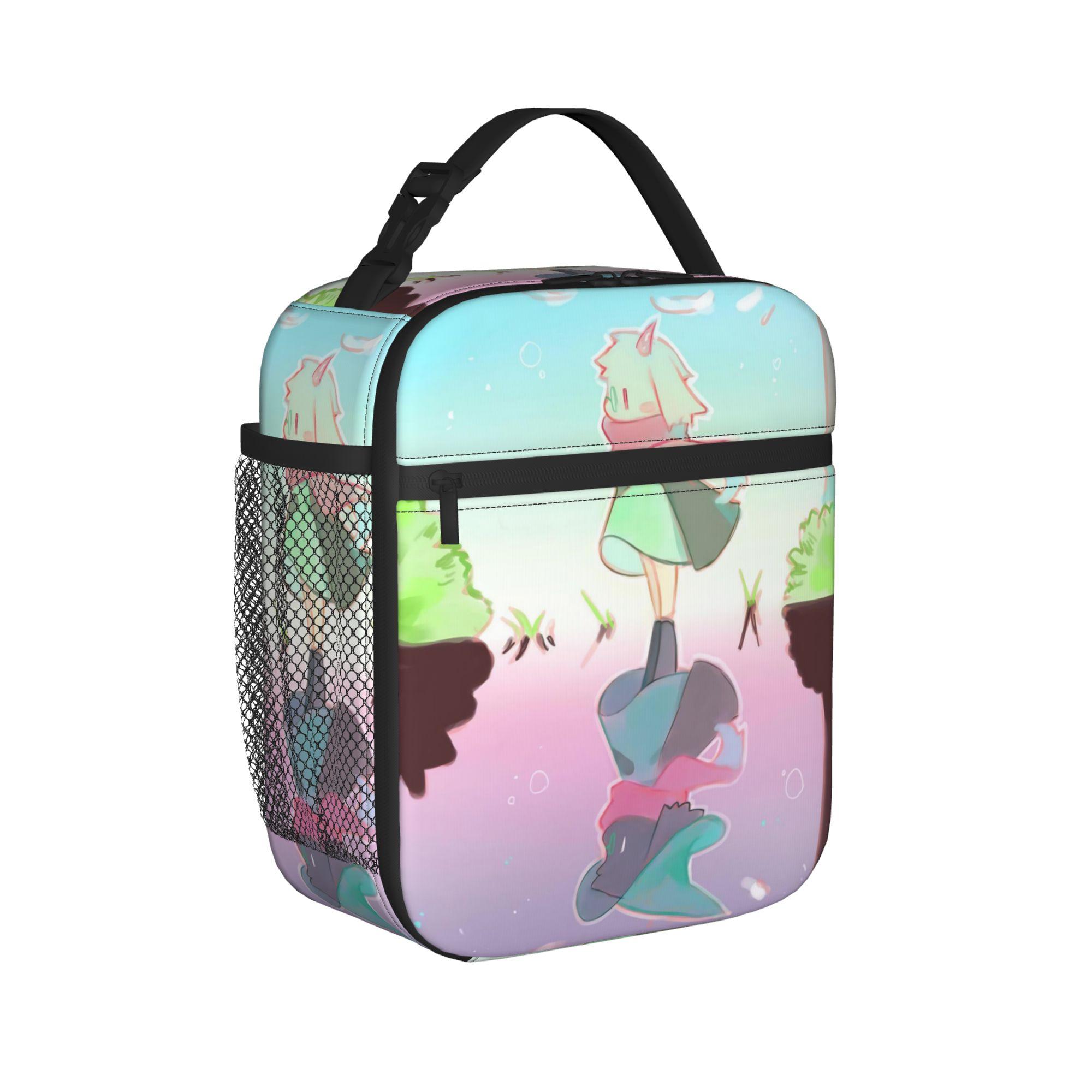 Tenna Deltarunes Jeu Sac à Lunch Isotherme Sac Glacière Réutilisable, Contenant à Lunch Sac Fourre-tout Portable Boîte à Lunch Pochette Bento One Size