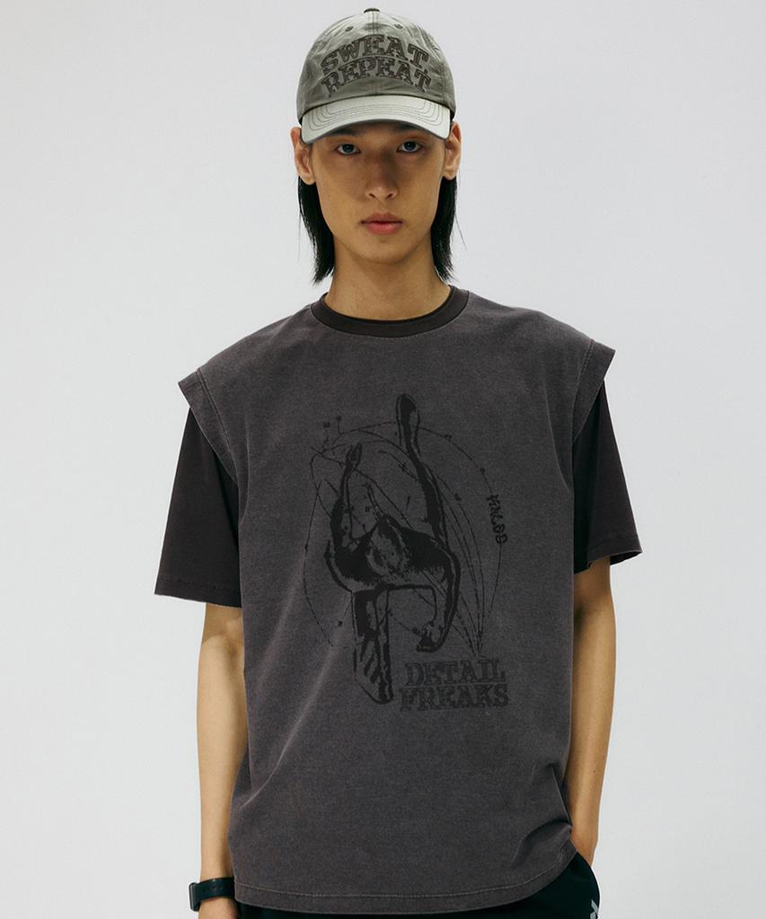 KALEG All Day Lettering Ball Cap (Soft Green)