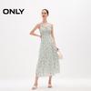 Only 2024 Summer Vacation Print Spaghetti Strap Tiered Dress