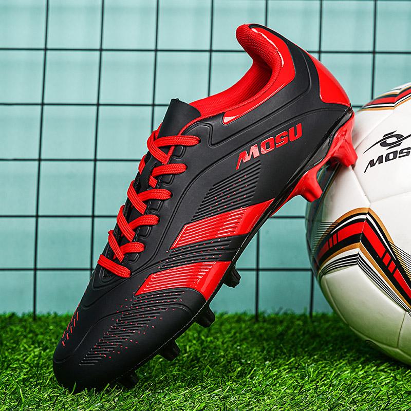 35-45 Pantofi de Fotbal Mărime Mare pentru Copii Bărbați Top Jos Crampoane Lungi Exterior Antiderapant Ghete de Fotbal Profesionale pentru Antrenament